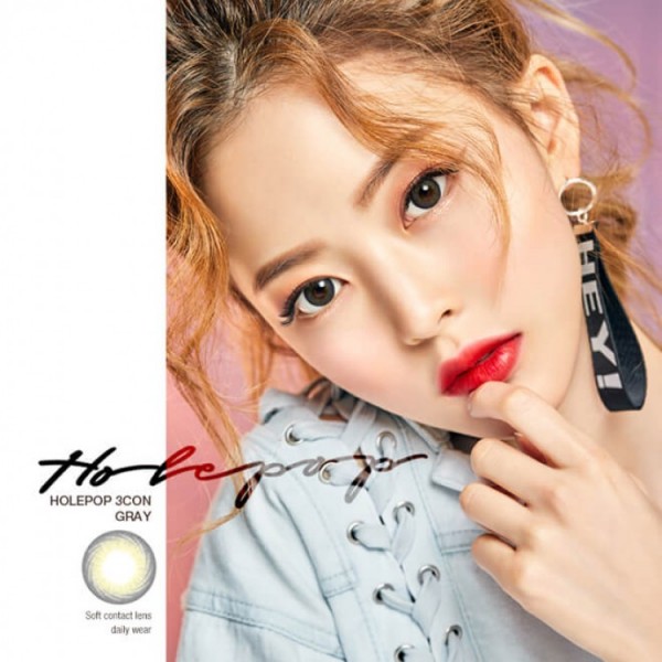 Holepop 3con Gray(月拋)